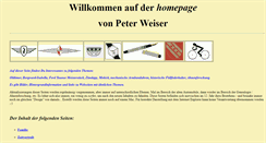 Desktop Screenshot of peter-weiser.de