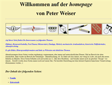 Tablet Screenshot of peter-weiser.de